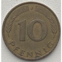 Германия 10 пфеннигов 1984 г. J