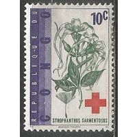 Конго(Киншаса). 100 лет Красному Кресту. 1963г. Mi#119.