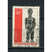 Кот-д 'Ивуар - 1966 - Искусство 30Fr - [Mi.297] - 1 марка. Гашеная.  (Лот 25HB)-T4P48