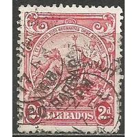 Барбадос. Новые колониальные марки. Аллегория. 1938г. Mi#160.
