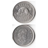 5 центов Канада 2007 года