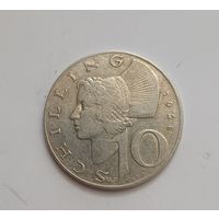 10 шиллингов 1958г . 640 пр., Австрия