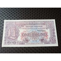 1 фунт 1948 , Великобритания ( армейский ваучер) UNC