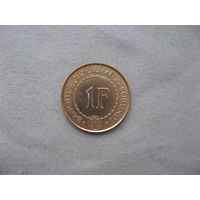 Бурунди 1 франк 1965 год