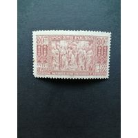 Польша 1933 Марка "400 лет со дня смерти Фейт Штоса, создателя шедевра - резного алтаря Мариацкого костёла в Кракове" (чистая*, след от наклейки) Mi.282 каталог 25.00 евро