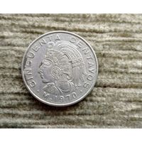 Werty71 Мексика 50 сентаво 1970 Индеец Майя