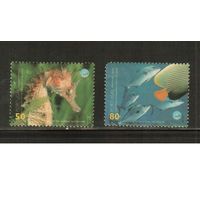 Португалия-1998(Мих.2252-2253) , **  , Морская Фауна, Рыбы (полная серия)