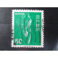 Япония, 1976. Деревянная статуя Мироку