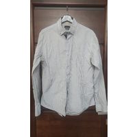 Стильная мужская рубашка Zara на 50-52 размер. Замеры: длина 75 см, длина рукава 66 см, ПОгруди 56 см, ПОталии 51 см. Хорошее состояние.