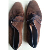 Туфли Мужские - Zara Man, замша, коричневые, раз.43, б-у