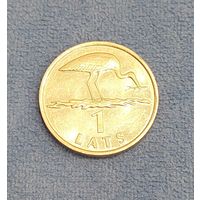 Латвия 1 лат, 2001 Аист