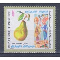 [858] Тунис 1971. Флора.Фрукты.Плоды.Груша. БЕЗ КЛЕЯ.