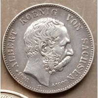 Саксония 2 марки 1902. На смерть Альберта Саксонского