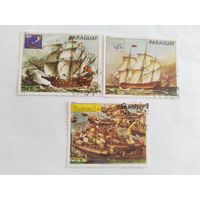 Парагвай 1980  3м парусники