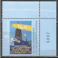 Германия. 100 лет Международной аэрокосмической выставки. 2009г. Mi#2740.