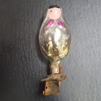 Советская ёлочная игрушка. Матрешка прищепка.