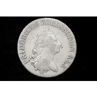 Талер 1786 г. Пруссия (Германия), Фридрих II. Кабинетная патина!
