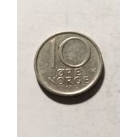 Норвегия 10 оре 1986
