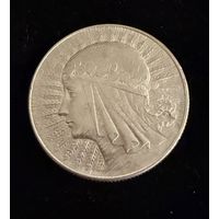 5 злотых 1933 г.  Польша.  Ядвига.  Серебро