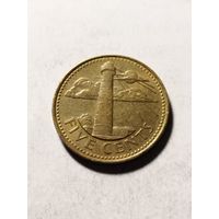Барбадос 5 центов 1999