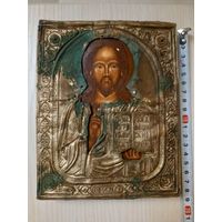 Икона старинная 19век,  письмо на доске