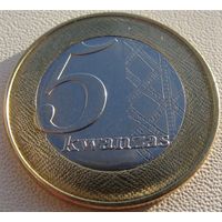Ангола. 5 кванза 2012 год  KM#109