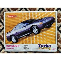 Вкладыш Turbo (Турбо) Super (серия 471-540, Супер), номер 487, Mitsubishi 3000 GT. Возможен небольшой торг.