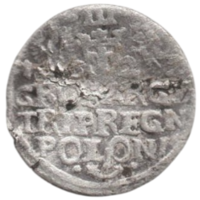 Королевство Польша (Светлейшая Речь Посполитая Обоих Народов). 3 гроша (траяк, трояк) 1622. Герб Сас (Краков). Серебро.