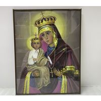 ПРАВОСЛАВНАЯ ИКОНА БОЖИЕЙ МАТЕРИ ПРИЗРИ НА СМИРЕНИЕ БОГОРОДИЦА С БОГОМЛАДЕНЦЕМ ЖИВОПИСЬ ИСКУССТВО