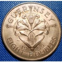 Гернси 8 дублей 1959 г.