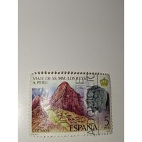 Испания  1978 Визит королевской четы Испании в Перу, изображен Мачу-Пикчу.