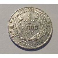 Бразилия 2000 рейс 1926 год серебро