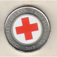 Панама 1 бальбоа 2017 100 лет Красному кресту