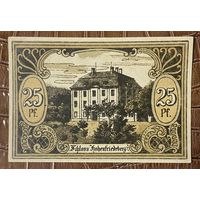 Нодгельд 25 пфеннигов 1922 год. Хоэнфридеберг. Веймарская республика