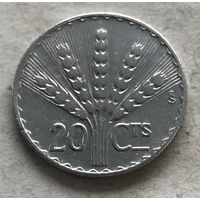 Уругвай 20 сентесимо 1942 - серебро