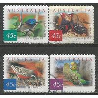 Австралия. Птицы. 2001г. Mi#2066-69. Серия.