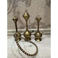 Мини кальян латунь