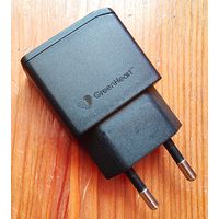 Зарядное USB устройство. Блок питания, кубик. Sony Ericsson EP800 Green Heart