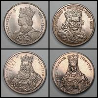 Монета 100 злотых 1985-1988 гг. Польша. Одним лотом 4 шт. С рубля.