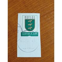 2021 Латвия самоклейка  герб концовка (1-10)