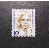 Марка Германия 1988 год Известные женщины