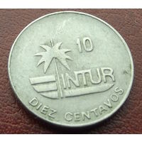 Куба. 10 сентаво 1989