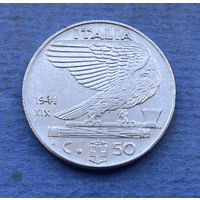 Италия 50 чентезимо 1941 магнитная