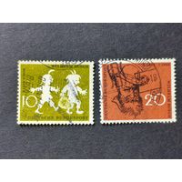 Германия 1958. 50-я годовщина со дня смерти Вильгельма Буша. Полная серия