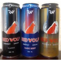 Банка от энергетика RED WOLF 450мл 2026.12.01 (ОБМЕН/ПРОДАЖА/ТОРГ) 1лот=набор 3шт
