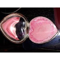 "ШКАТУЛКА Коробочка сердечко, сердце, металл Европа