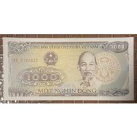 Банкнота Вьетнам 1000 донг 1988 год. НЕ БЫЛА В ОБОРОТЕ