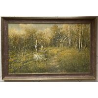 Лукашевич С.В "Колодец", 2020г. Холст, масло. Размер 50х80 см.