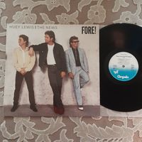 HUEY LEWIS AND THE NEWS - 1988 - FORE! (EUROPE) LP