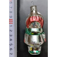 Елочная игрушка Малыш в шарфе-1, 10.5см.